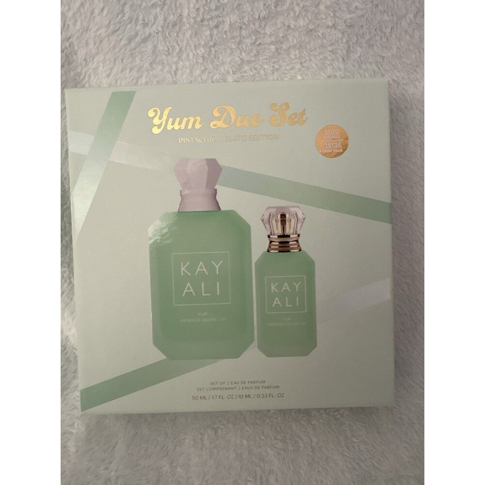 KAYALI Yum Duo Set Pistachio Gelato Edition EDP 50ml + 10ml New Sealed